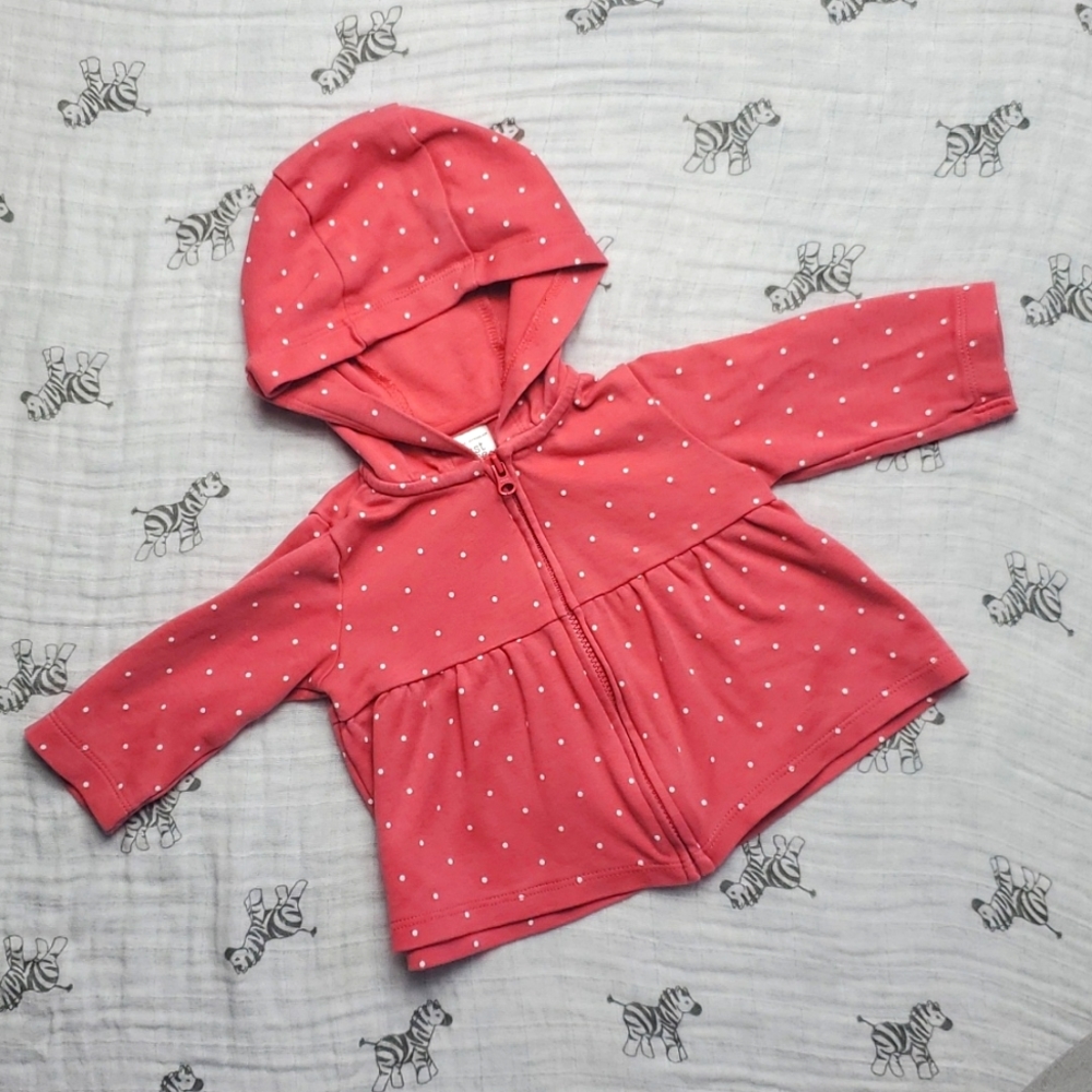 SOLD - 🌷3/$15🌷 Pink Zip-up Hooded Jacket